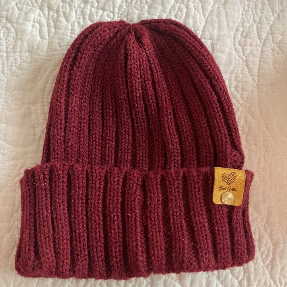 Red beanie